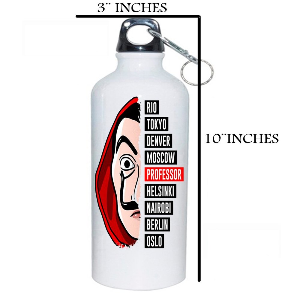 WATER BOTTLE ALUMINUM 24 OZ  MONEY HEIST